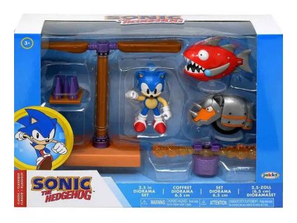 Toys Sonic Diorama Wave 2 Sonic the Hedgehog 6cm