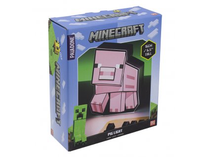 Merch Lampička Minecraft Pig 2D Light 16cm