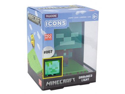 Merch Lampička Minecraft Drowned Zombie Icon Light