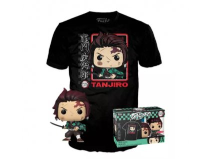 Merch Funko set Demon Slayer 874 Tanjiro a tričko vel. L