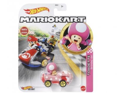 Toys Hot Wheels Mario Kart Toadette