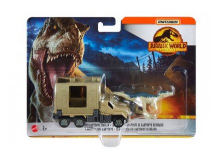 Toys Matchbox Jurassic World Dominion Armored Baryonyx Hauler