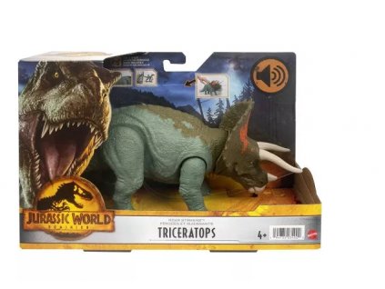 Toys Jurassic World Dominion Roar Strikers Triceratops