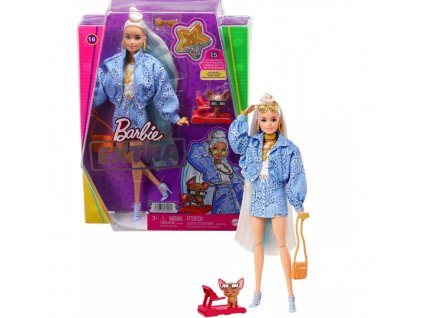 Toys Barbie Extra Blondedoll With Bandana