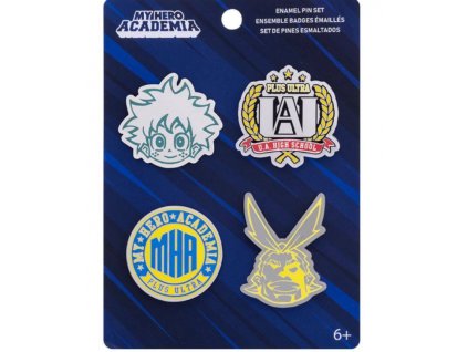 Merch My Hero Academia Funko 4pk Pin Set High