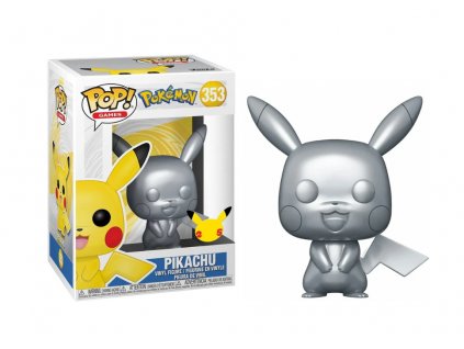 Merch Funko Pop! 353 Pokemon Pikachu Silver