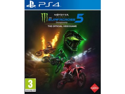 PS4 Monster Energy Supercross 5 The Official Videogame