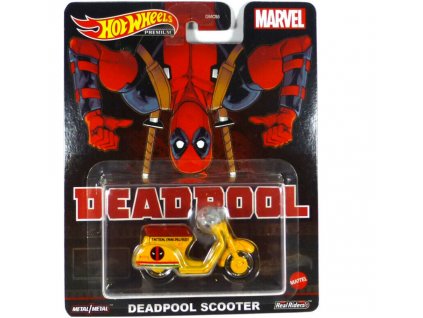 Toys Hot Wheels Premium Marvel Deadpool Scooter