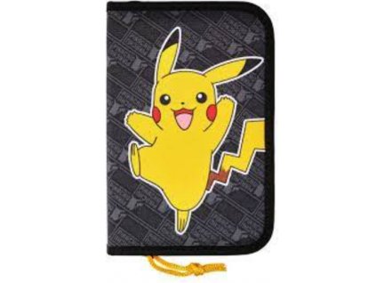 Merch Penál Pokemon Pikachu Single Black