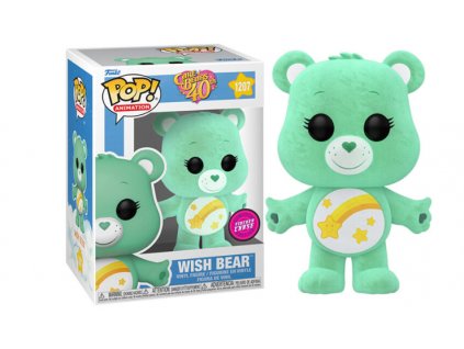 Merch Funko Pop! 1207 Care Bears 40 Wish Heart Bear Limited Flocked Chase Edition