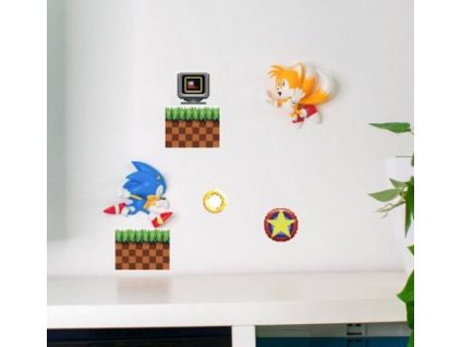 Merch Dekorace Sonic Wall decoration Sonic and Miles Tails Prower