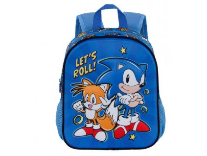 Merch Batoh 3D Lets Roll Sonic The Hedgehog 31cm