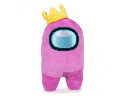 Merch Plyšová hračka Among Us - Pink with crown 30cm Nové