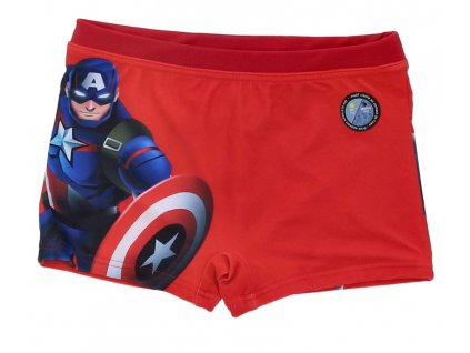 Merch Plavky Captain America vel. 104cm Red