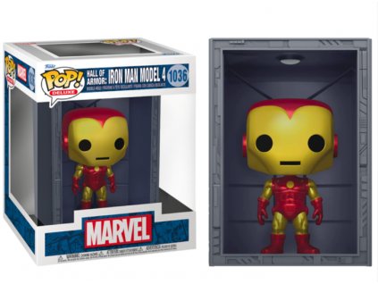 Merch Funko Pop! 1036 Marvel Hall of Armor Iron Man Model 4