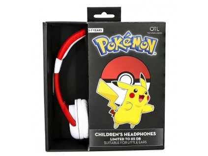 Merch Sluchátka Pokémon Junior Headphones Pokemon Pokeball