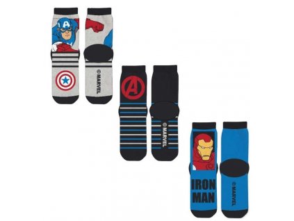 Ponožky Marvel Avengers 3 pack V1