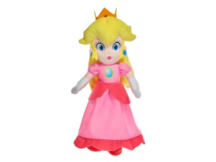 Plyšová hračka Peach Super Mario Bros 22cm