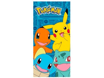 Osuška Pokémon Pikachu and friends 70x140cm Nové