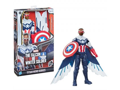 Figurka Disney Marvel The Falcon And The Winter Soldier Titan Hero Series Captain America 30cm