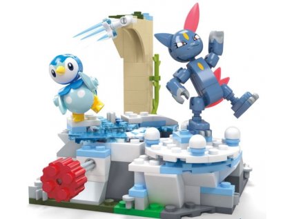 Mega Set Pokemon Piplup a Sneasel Snow Day Nové