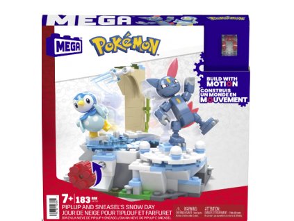 Mega Set Pokemon Piplup a Sneasel Snow Day