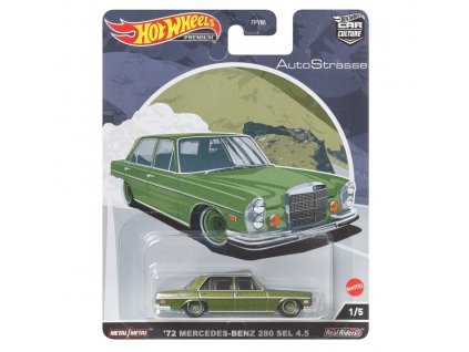 Hot Wheels Premium 72 Mercedes Benz 280 SEL 4.5