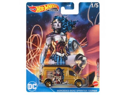 Hot Wheels Premium DC Wonderwoman Mercedes Benz Sprtinter Tourer