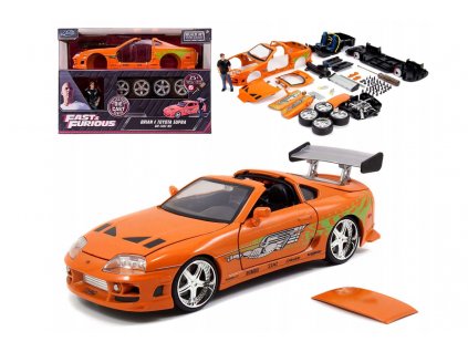 Auto Fast and Furious Build n Collect Brian a Toyota Supra Nové