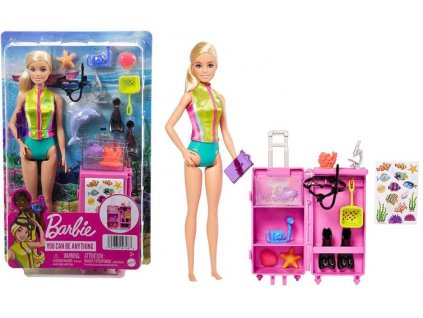 Barbie You Can Be Anything mořská bioložka Nové