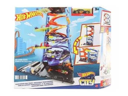 Hot Wheels City Závodní věž 2v1 Nové