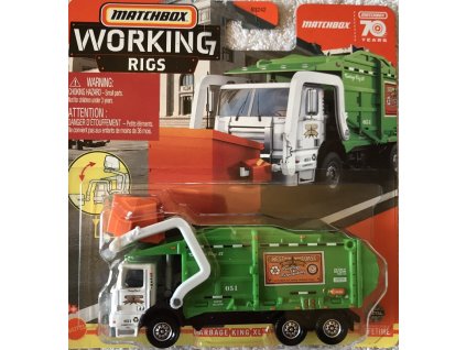Matchbox Real Working Rigs Garbage King XL