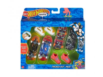 Hot Wheels Skate Fingerboard And Shoes Tony Hawk Tricked Out Pack