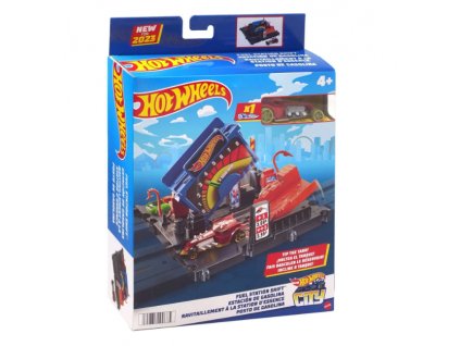 Hot Wheels City Fuel Station Shift Track Set