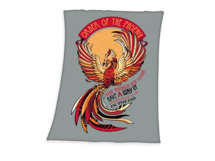Fleecová deka Harry Potter Order Of The Phoenix 130 x 170cm