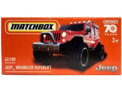 Matchbox Jeep Wrangler Superlift