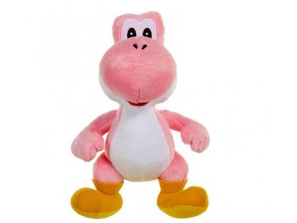 Plyšová hračka Super Mario Yoshi Pink 20 cm