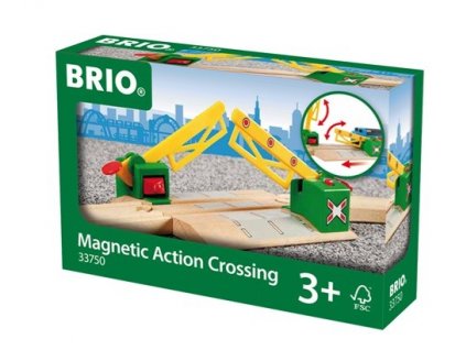 BRIO 33750 Železniční přejezd se závorami magnetický