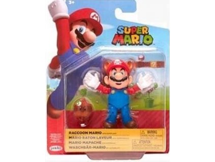 Figurka Super Mario Racoon Mario 10cm