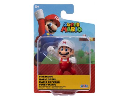 Figurka Super Mario Fire Mario 6cm