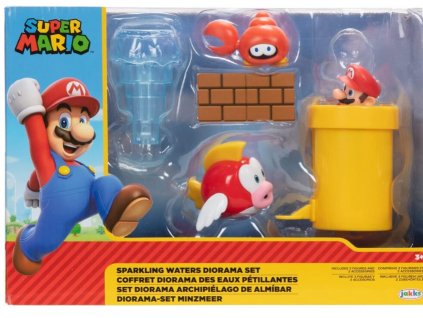 Super Mario Sparkling Waters Diorama Set