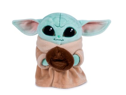 Plyšová hračka Star Wars Baby Yoda with Bowl 17cm