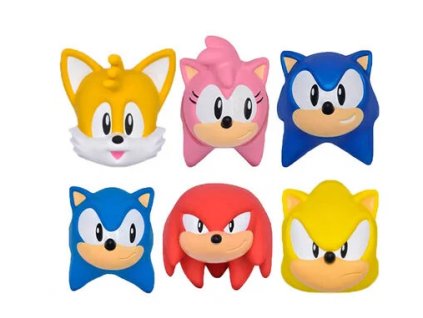 Antistresová figurka Sonic the Hedgehog Squishme Random 14cm