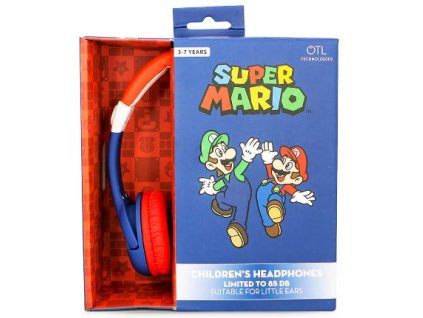 Sluchátka OTL Super Mario Mario Kids Headphones Nové