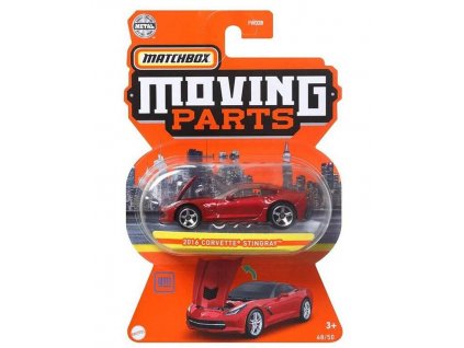Matchbox Moving Parts 2016 Corvette Stingray Red