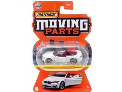 Matchbox Moving Parts 2020 BMW M4 Cabriolet White
