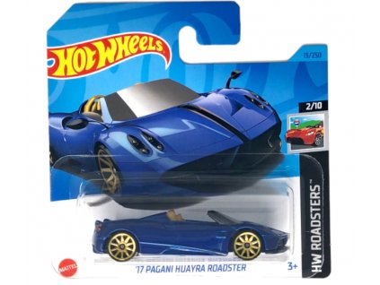 Hot Wheels 17 Pagani Huayra Roadster Blue