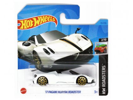 Hot Wheels 17 Pagani Huayra Roadster White Nové