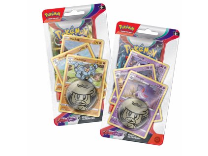 Pokémon TCG Scarlet and Violet evoluce Machop a Gastly