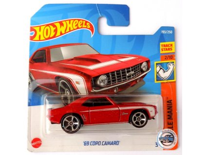 Hot Wheels 69 Copo Camaro Red